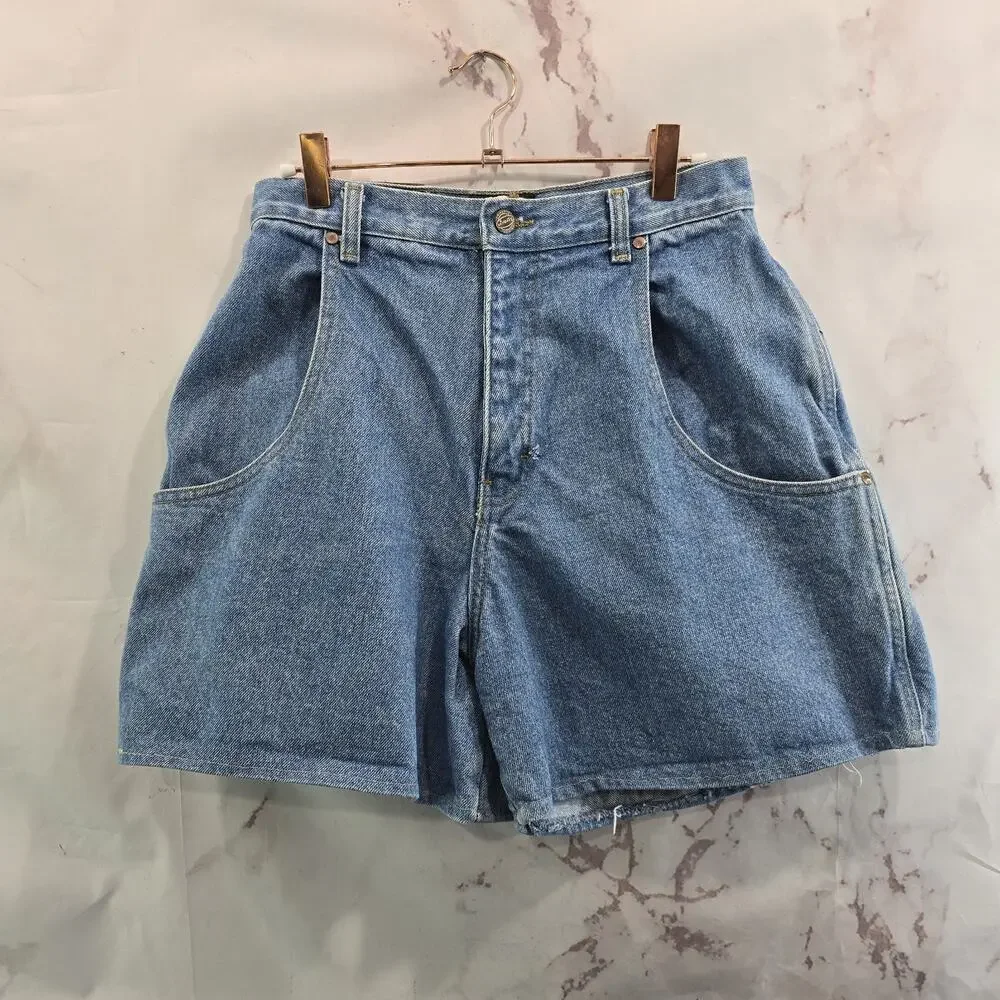 Sagwear Shorts Womens 9 28 Vintage 90s Y2K Jean Denim High ICP Baggy Rare HTF